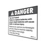 Genie Lift Part # 48733GT - DECAL,DANGER,TIP-OVER HAZARD, EA