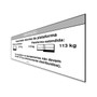 Genie Lift Part # 52061PBGT - DECAL,NOTICE,MAX CAP 500 CE, EA