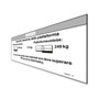 Genie Lift Part # 52063ITGT - DECAL,NOTICE,MAX CAP 800 CE***, EA