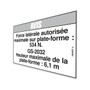 Genie Lift Part # 52608FRGT - DECAL,NOTICE,SIDE FRC,2032ANSI, EA