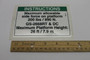 Genie Lift Part # 52673GT - DECAL,NOTICE,SIDE FRC,2668ANSI, EA