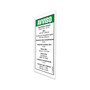 Genie Lift Part # 52784ITGT - DECAL, NOTICE, DEUTZ ENG SPEC, EA