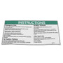 Genie Lift Part # 52947GT - DECAL,OPERATING INSTR,GROUND, EA