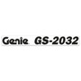 Genie Lift Part # 62055GT - DECAL,COSMETIC,GENIE GS-2032, EA