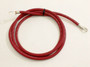 Genie Lift Part # 62489GT - CABLE ASSY,#4 RED, 60", EA