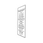 Genie Lift Part # 63461GT - DECAL, ENGINE SPEC, PERKINS***, EA