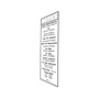 Genie Lift Part # 65276GT - DECAL,NOTICE,PERKINS ENG SPEC, EA
