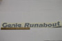 Genie Lift Part # 72184GT - DECAL,COSMETIC,GENIE RUNABOUT, EA