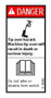 Genie Lift Part # 72832GT - DECAL,DANGER,DO NOT ALTER SWTC, EA