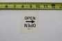 Genie Lift Part # 72833GT - DECAL,LABEL,OPEN,LATCH, EA