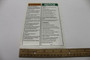 Genie Lift Part # 72899GT - DECAL,NOTICE,TRANSPORT INST***, EA