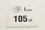 Genie Lift Part # 82240GT - DECAL,LABEL,105 DB, EA
