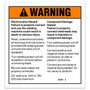 Genie Lift Part # 82264GT - DECAL,WARNING,WELD SAFETY/INS*, EA