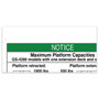 Genie Lift Part # 82280GT - DECAL,NOTICE,MX CP,GS43 1DK OR, EA