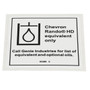 Genie Lift Part # 82366GT - DECAL, LABEL - CHEVRON RANDO, EA