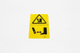 Genie Lift Part # 82475GT - DECAL,WARNING,CRUSHING HAZARD, EA