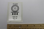 Genie Lift Part # 82663GT - DECAL,LABEL,WHEEL LOAD, EA