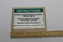 Genie Lift Part # 82729GT - NOTICE,SIDE FRC ANSI2646, EA