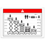 Genie Lift Part # 82786GT - DECAL,DANGER,MAXCAP CE GS2632, EA