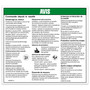 Genie Lift Part # 82794FRGT - DECAL, NOTICE, OP INST, PLATFORM, EA