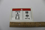 Genie Lift Part # 82804GT - DECAL,DANGER,MAX 340 KG, EA