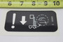 Genie Lift Part # 82836GT - LABEL,AUXILIARY LOWERING, EA