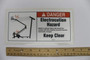 Genie Lift Part # 97515GT - DECAL,DANGER,ELEC HAZ STAY CLR, EA