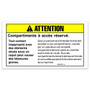 Genie Lift Part # 97551FRGT - DECAL,CAUTION,COMPART.ACCESS, EA