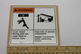 Genie Lift Part # 97674GT - DECAL,DANGER,CRUSH HAZARD, EA