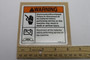 Genie Lift Part # 97865GT - DECAL,WARN,ELECTRO HAZARD, EA