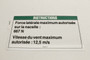 Genie Lift Part # 97887FRGT - DECAL,NOTICE,MAX SIDE FRC,ANSI, EA