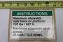 Genie Lift Part # 97893GT - DECAL,NOTICE,SIDE FRC/WINDANSI, EA