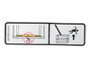 JLG Part # 1001140429 | DECAL,DROP BAR, EA