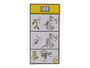 JLG Part # 1001110196 | DECAL,MANUAL DECENT, EA