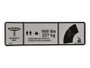 JLG Part # 1001121803 | DECAL,MAX CAP. 500LBS/227KG, EA
