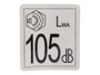 JLG Part # 1001130492 | DECAL,SOUND POWER LEVEL(105DB), EA