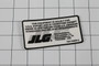 JLG Part # 1001143852 | DECAL,LRC EPA, EA
