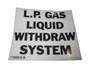 JLG Part # 1700818 | DECAL, LP GAS (ENG), EA