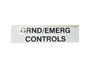 JLG Part # 1701122 | DECAL, NAMEPLATE GRND CONTROL, EA