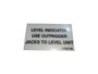 JLG Part # 1702109 | DECAL, (LEVEL IND), EA