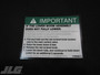 JLG Part # 1702265 | DECAL,IMPORTANT-MANUAL DESCENT, EA