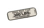 JLG Part # 1703692 | DCL,CAP(26X50 EXT PLATF)(DOM), EA