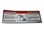 JLG Part # 1703935 | DECAL,DANGER (DOM2), EA