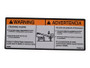 JLG Part # 1703947 | DECAL,WARNING CRUSHING 1(DOM2), EA