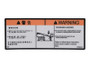 JLG Part # 1703949 | DECAL,WARNING CRUSHING (CHI), EA
