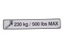 JLG Part # 1703996 | DECAL, 230/500 MAX CAP, EA