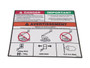 JLG Part # 1704811 | DECAL,DANG/WARN PLATF (FRE), EA