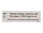 JLG Part # 1705834 | DECAL,BATTERY CHARGING, EA