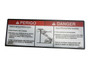 JLG Part # 1705897 | DECAL,DANGER ELECTR  (BRZ/POR), EA