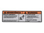 JLG Part # 1705906 | DECAL,TIP-OVER HAZARD(BRZ POR), EA